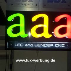 münchen werbetechnik aussenwerbung leuchtbuchstaben werbeanlage dibondplatte leuchtreklame
