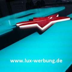 Leuchtbuchstabe 3D LED Profilbuchstabe 8 Leuchtreklame Leuchtwerbung Acrylbuchstaben 7 Metallbuchstaben4 Außenwerbung Leuchtkasten Gravurkasten Dekupierte  Buchstaben 1 Dibond Di-Bond berlin72
