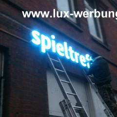 Leuchtbuchstabe 1 3D LED Profilbuchstabe +-Leuchtreklame Leuchtwerbung Acrylbuchstaben Metallbuchstaben Wandbuchstaben beleuchtete ,-1Schriftzug Außenwerbung 2 berlin115
