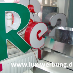 leuchtbuchstabe aluprofil plexi oser acryl lichtreklame led beleuchtung leuchtwerbung berlin