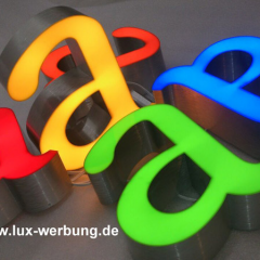 einzelbuchstaben profilbuchstaben leuchtwerbung berlin leuchtbuchstaben individuele leuchtwerbung außenwerbung