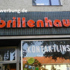 außenwerbung brillenhaus berlin leuchtreklame leuchtbuchstaben lichtreklame münchen